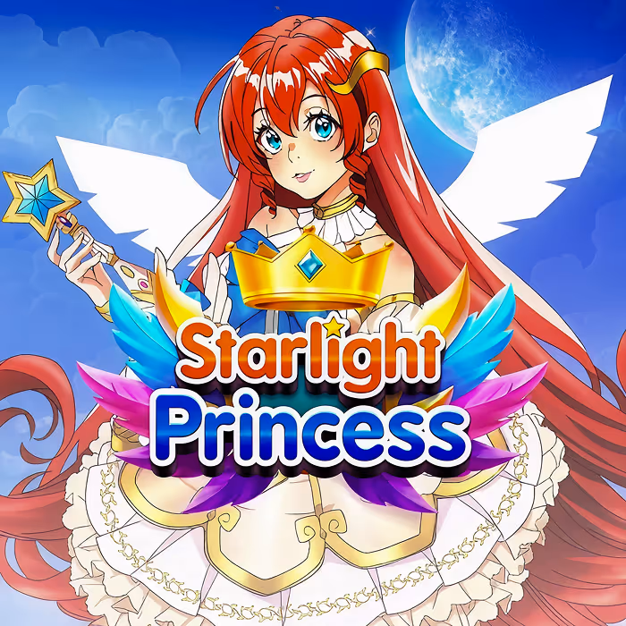 Starlight Princess anime-style slot featuring magical princess theme